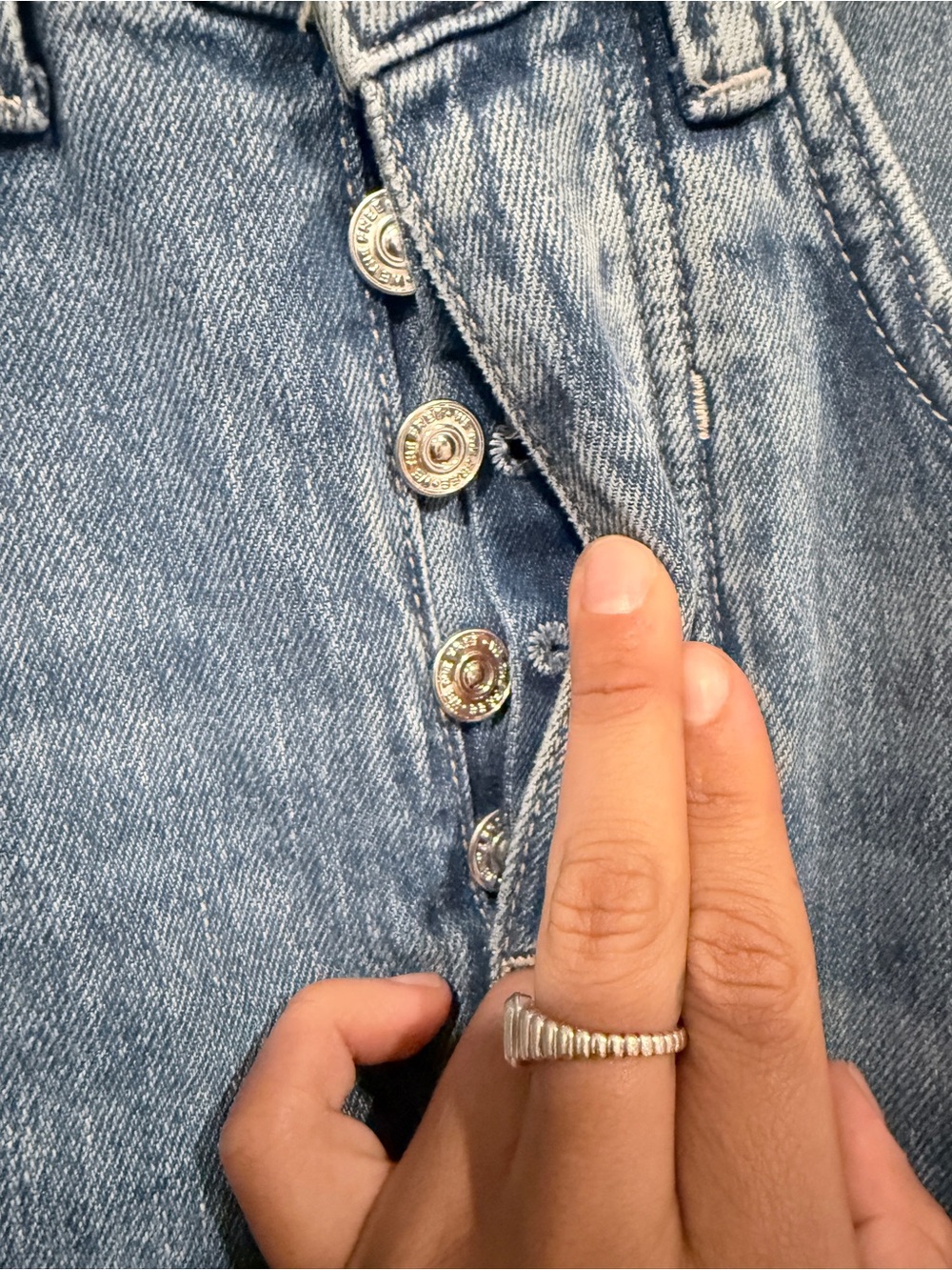 Free People We The Free Truro Baggy Puddle Jeans - Picture 3 of 5